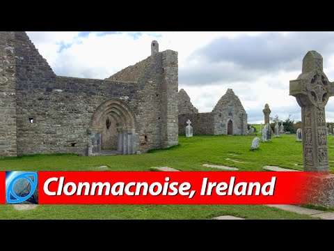 Video: Clonmacnoise klostera vietas apmeklējums