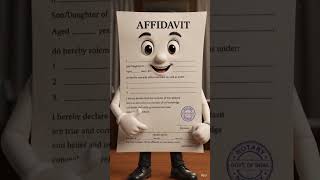 Affidavit explained in 40s #supremecourt #legalnews #lawstudent #lawschool #knowledge #justice