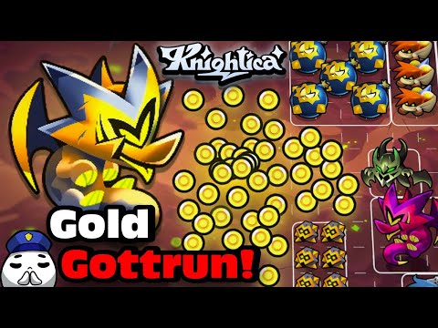 【Knightica】ゴールド大量獲得ビルドの構築手順と戦力転換のコツ
