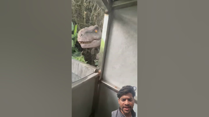 Dinosaur Theme Park Thrills Guests😭😭