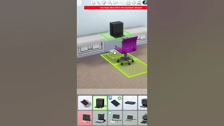 Custom Floating Desk Sims 4 Speed Build Tutorial #sims4speedbuild #sims4 #nocc #basegame