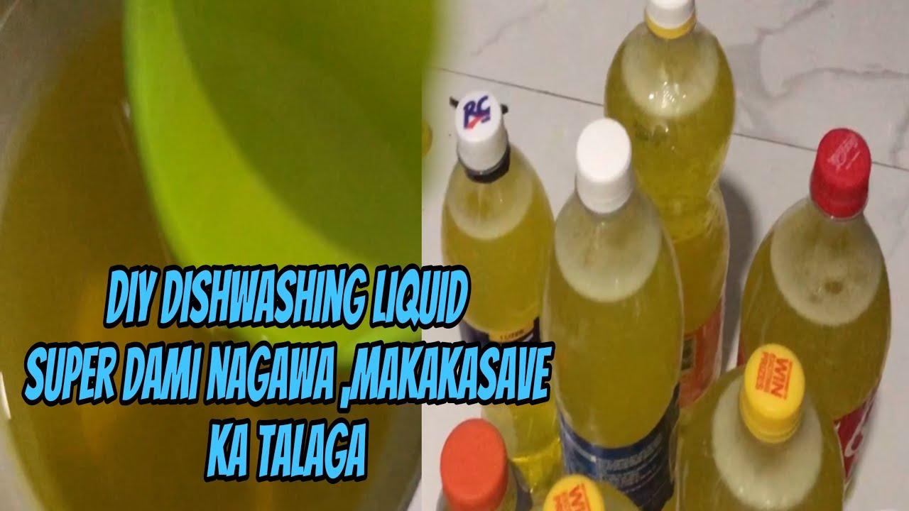Paano gumawa ng DIY DISHWASHING LIQUID | 14 liters dami nagawa | super ...