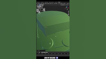 Modeling a Tiger Tank Turret (Arijan) #shorts #blender #tutorial