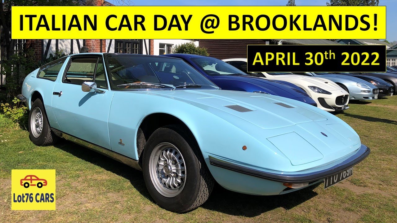 Italian Car Day Brooklands 2022 - from Fiats to Ferraris!