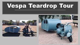 Micro Teardrop Trailer for a Vintage Vespa! Foamie with Poor Mans Fiberglass! PMF