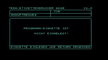 MAME MESS ETICKETTEN DRUCKER 6240 By Tesa Etikett 1984 C64 CLONE HARDWARE COMMODORE 64