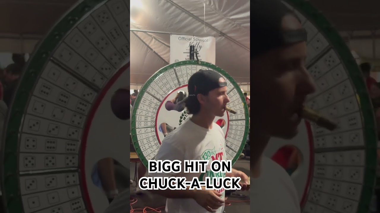 WE HIT TRIPLE 5 S ON CHUCK A LUCK Casino Gambling Festival Gamble
