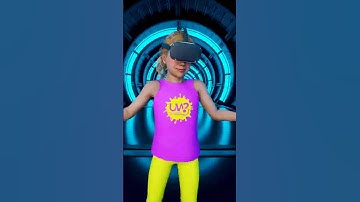 The girl trapped in a VR tunnel