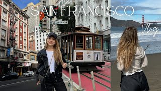 Trip to San Francisco. Cozy spring vlog 2023. Hidden cove, best cafes in the city, road trip