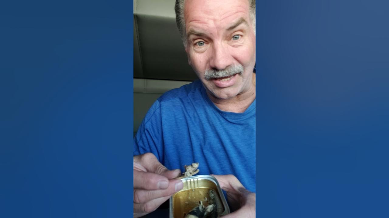 How to eat Sardines straight from the can YouTube