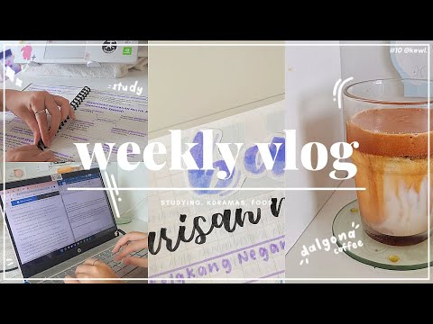 weekly vlog 日常生活 ✨studying, kdramas, food
