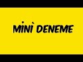 MİNİ DENEME / TAKTİKLERLE