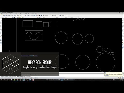Bài 1 - 2 thanh công cụ DRAW và MODIFY (P1)