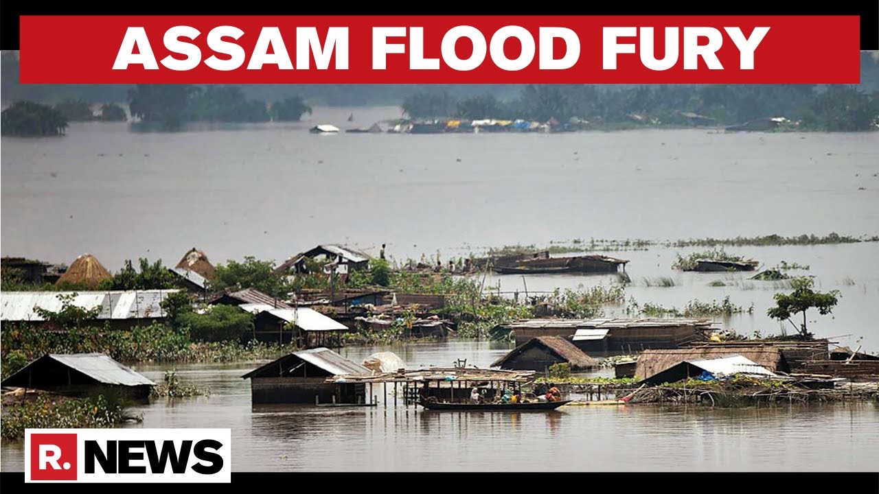 Assam Floods: 1.10 Lakh Hectares Of Crops Damaged, 24 Lakh People Affected