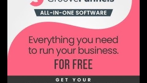 Groove Funnels Pages walk through tutorial