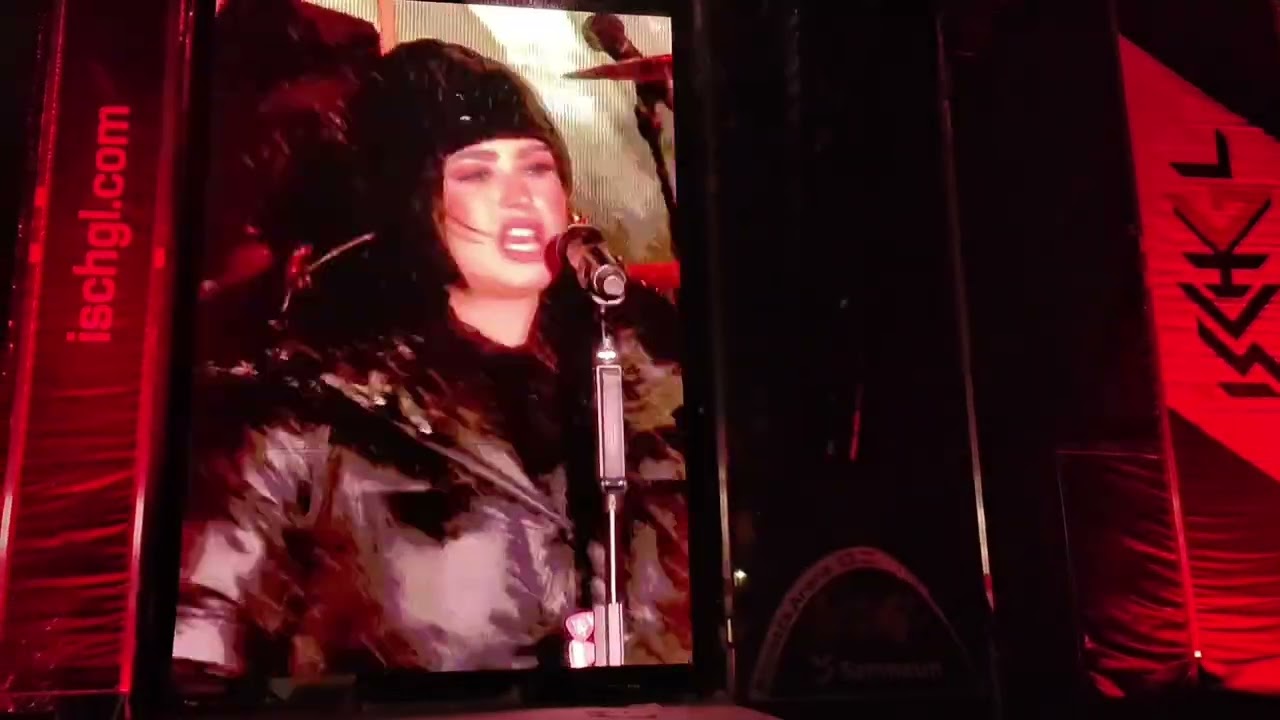 Demi Lovato at the Top of the Mountain Opening Concert