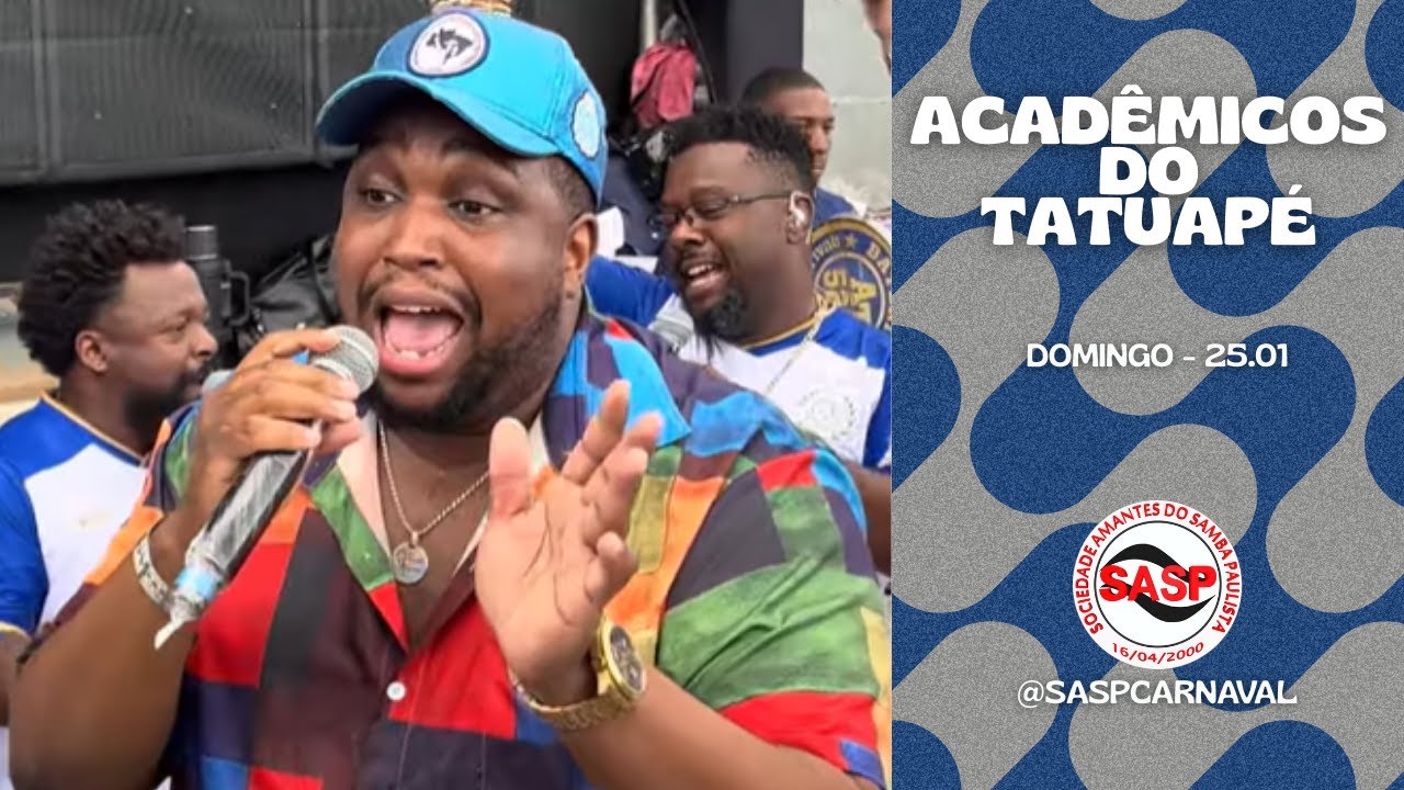 Carnaval 2026 | Acadêmicos do Tatuapé – Largada do ensaio técnico (25.01.2026)