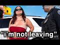 When The Most Arrogant Karens Fight Cops And Get TASED