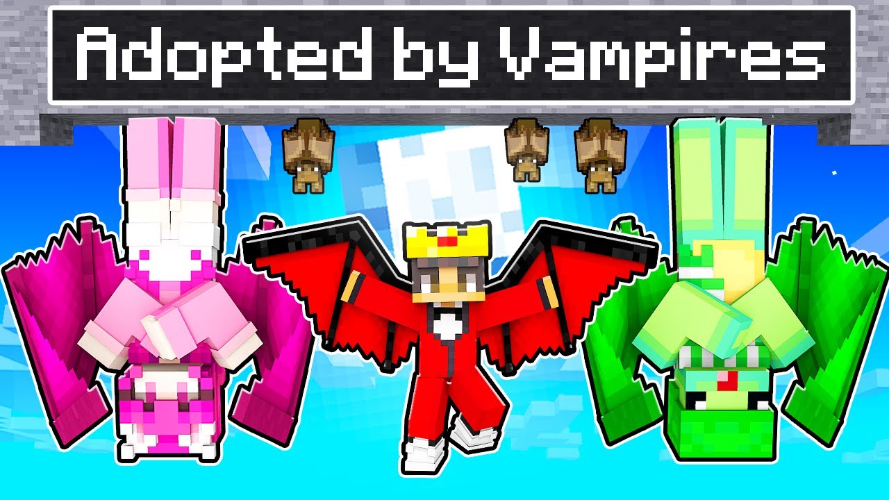 Growing Up as a VAMPIRE in Minecraft 