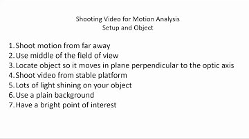 Video Capture for Video Analysis