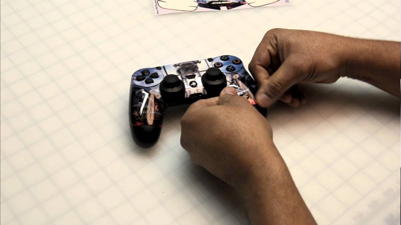 PS4 Controller Skin Application Instruction - YouTube
