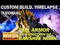 Mg 1100 armure complte banshee norn  construction personnalise timelapse tutoriel