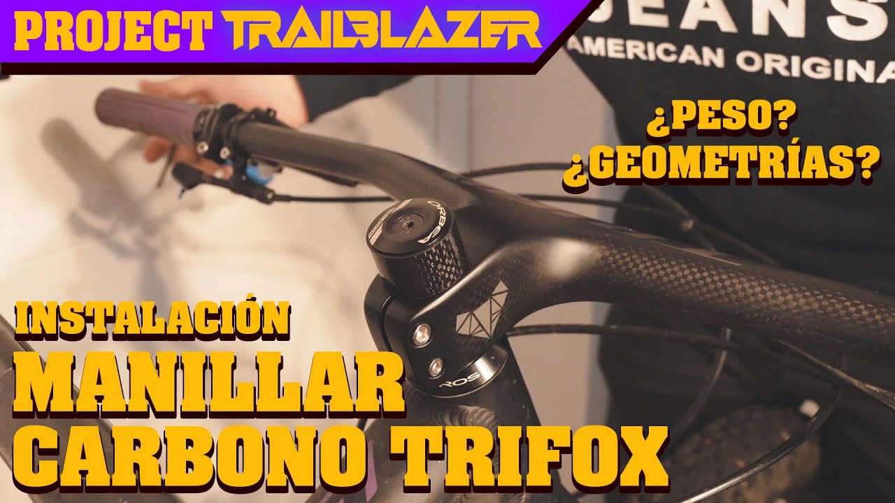 Instalar manillar de carbono Trifox en bicicleta de montaña ☄️ PTB03 