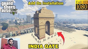 GTA 5 : HOW TO INSTALL INDIA GATE MOD🔥🔥🔥