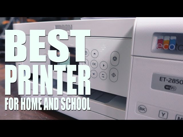 A Supertanker of Ink Inside the Epson EcoTank ET-2850 Printer - Review -  HighTechDad™