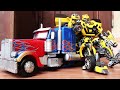 Bumblebee vs Optimus Prime Autobots - Decepticon Stop Motion Final Fight Scene Movie Clip 4K