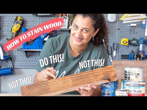 How to Stain Wood: A Basic Step By Step Process
