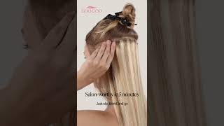 Salon-worthy in 5 minutes. ✨