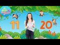 Learn to count from 11 to 20 in spanish  numbers song 1 to 20 in spanish