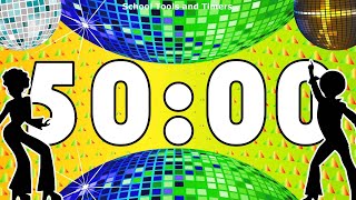 50 Minute Disco Ball Dance 🕺 Countdown Timer! 🕺✨ 🎶