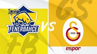 1907 Fenerbahçe  ( FB ) vs Galatasaray Espor ( GS ) | 2019 Kış Mevsimi 3. Hafta