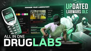 FiveM 2025 DRUG LABORATORY SYSTEM 4.0 [QB/ESX] | All in One Labs Script