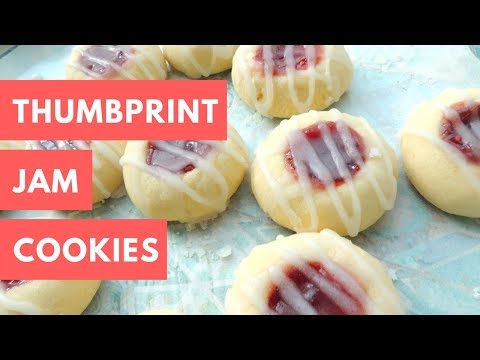 Thumbprint Jam Cookies | Jam Drop Cookies | SREE'S BLISSFULLY YUM