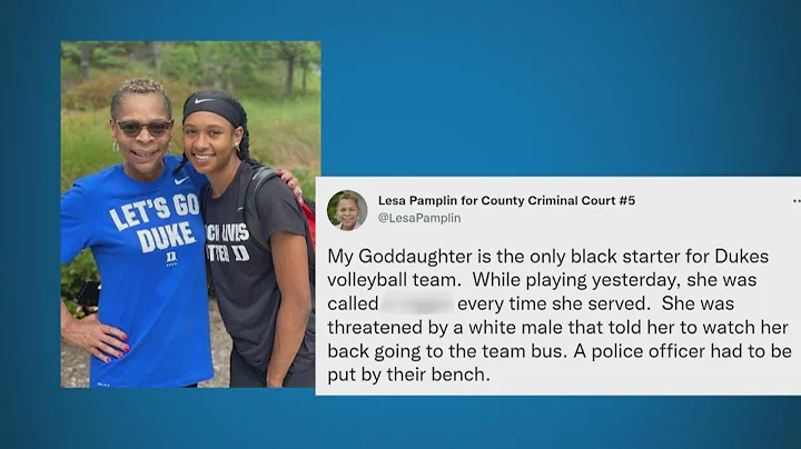 Duke volleyball player with Texas ties called raci...