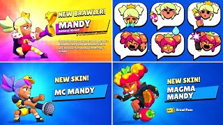 MANDY   Skins Animation (Unlocking, Losing, Winning) & Animated Pins | CandyLand