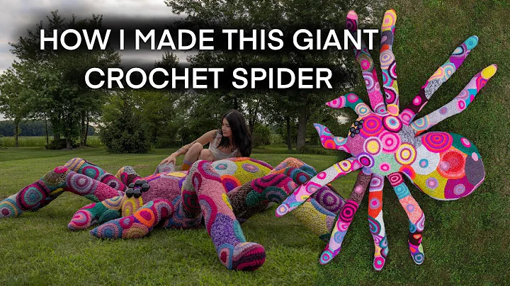 Creating a Giant Crochet Spider