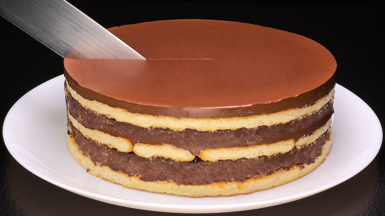 Шоколадный торт за 5 минут без духовки, муки и желатина!