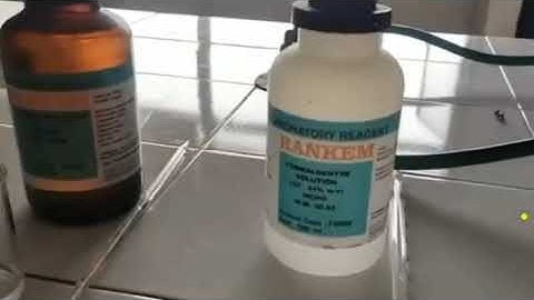 To prepare hexamine from formaldehyde #chemistry pharmacy Practical #practical 