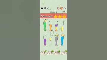 level 9 - sort puz #game #gameplay #mind #sortpuz