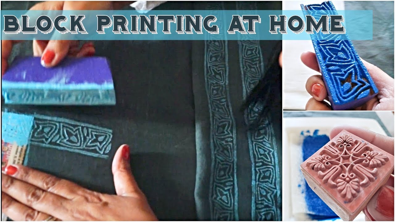 DIY- Block Printing Tutorial  Hand Block Printing 