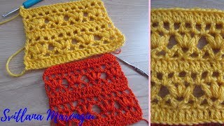 Tutorial Uncinetto - Punto Fiore traforato all'uncinetto