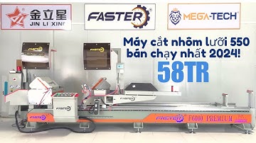 Máy Cắt Nhôm 2 Đầu Lưỡi 550 Bán Chạy Nhất 2024 | Faster F6000 Premium