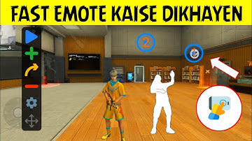 free fire me fast emote Kaise  😎 dikhayen || auto clicker app use how to use auto clicker apps
