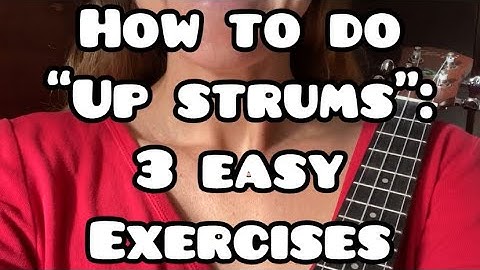How to do “up strums” on Ukulele • with Lindsay Müller