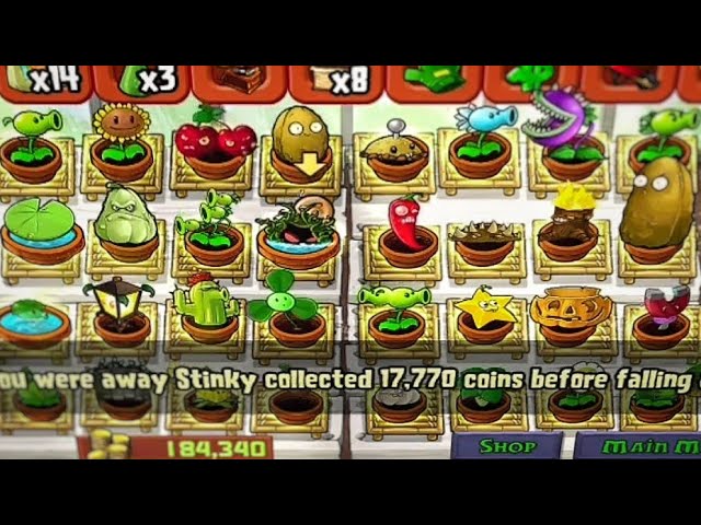 Harvest 17k Coins/Hour - Plants vs Zombies Zen Garden