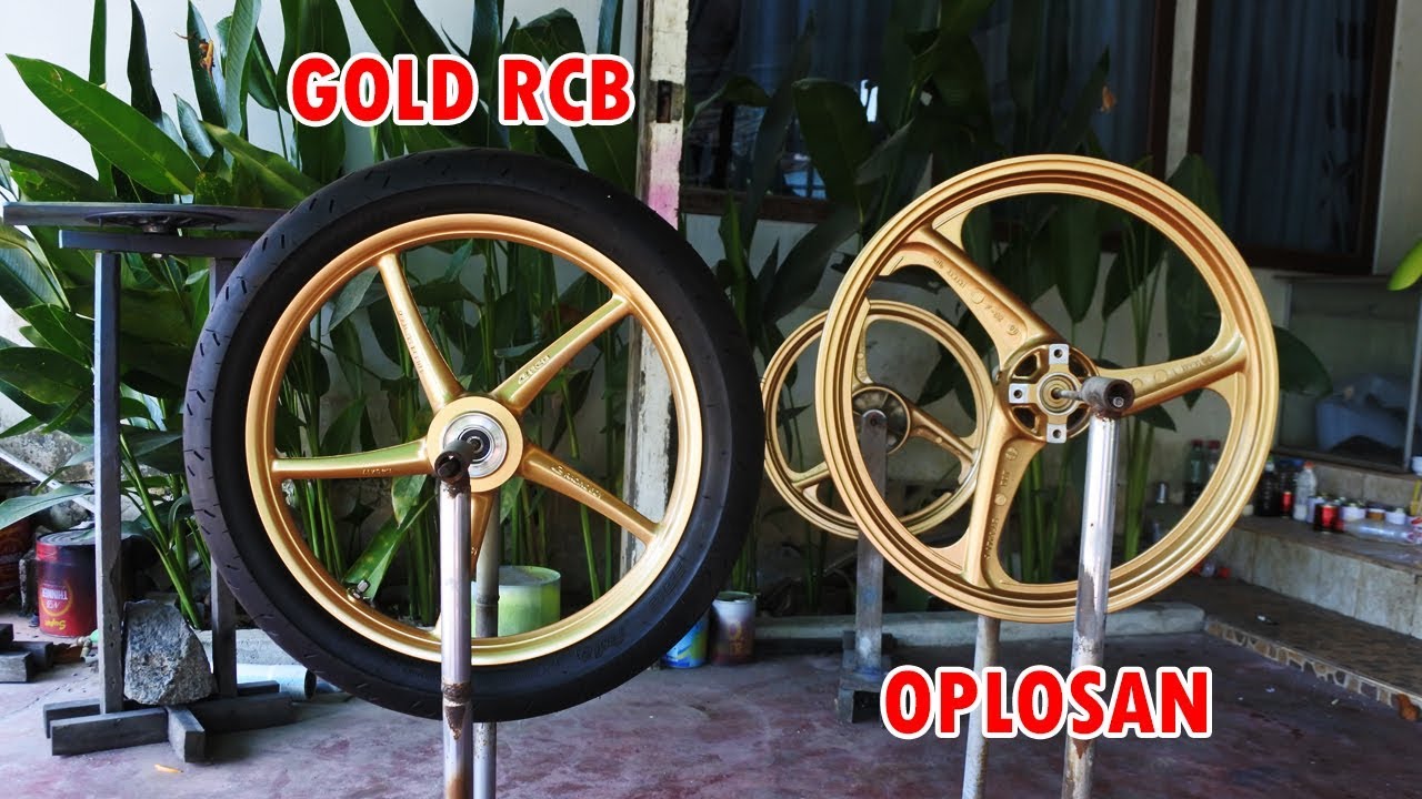  Cat  Velg  Menyerupai Warna Gold RCB YouTube